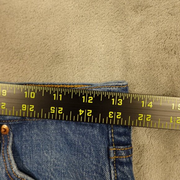 Levi's jeans 501 skinny women's 25 blue denim button fly red tab - Picture 6 of 15